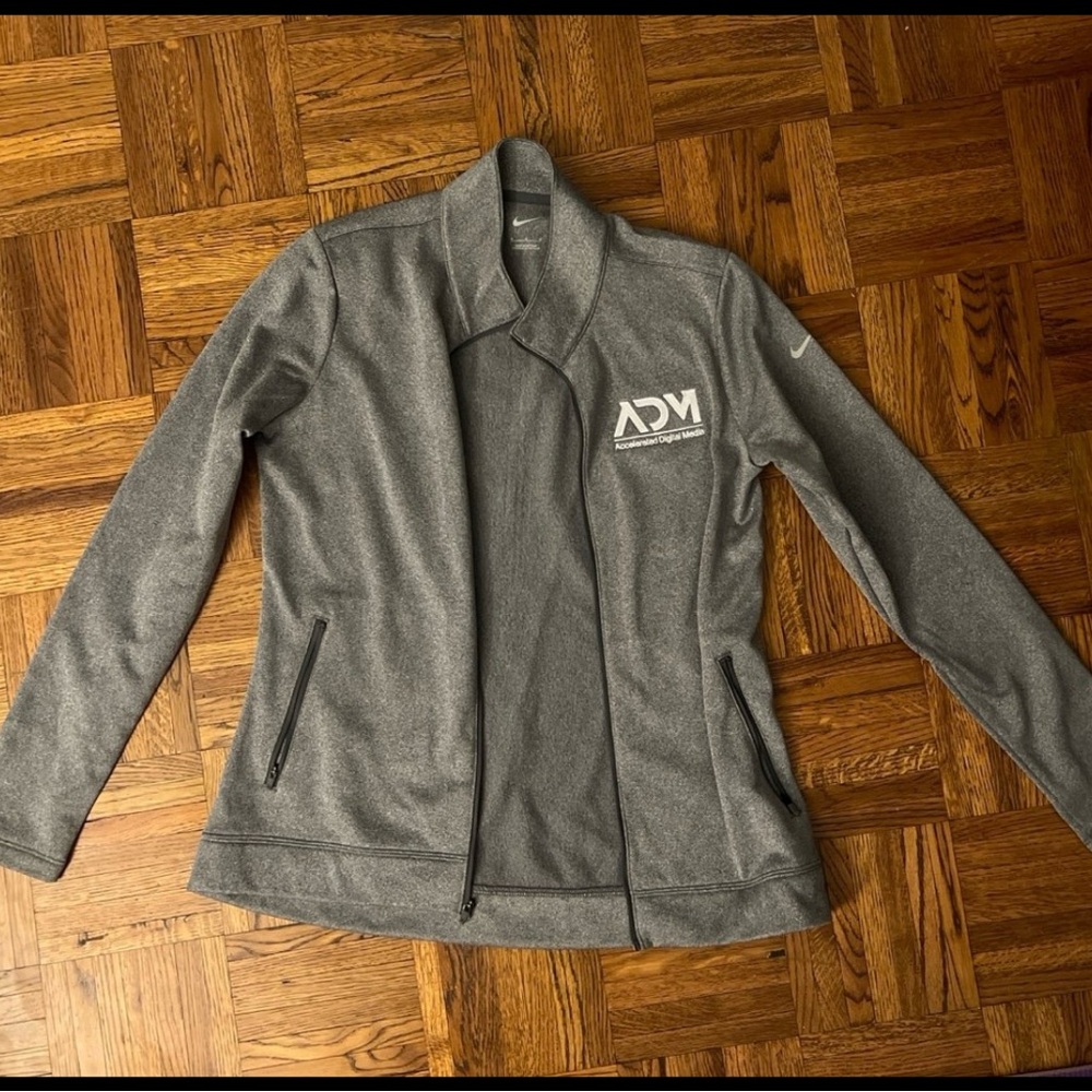 Nike Gray Utility Jacket with Standing Collar